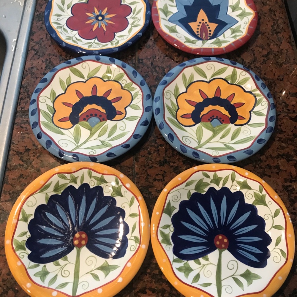 COPY - Pier 1 set of six plates
